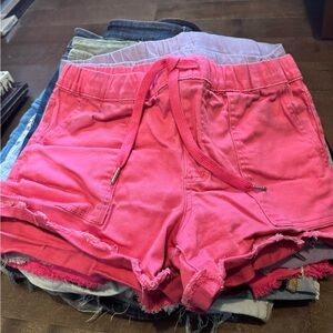 Women's Pink Casual Shorts